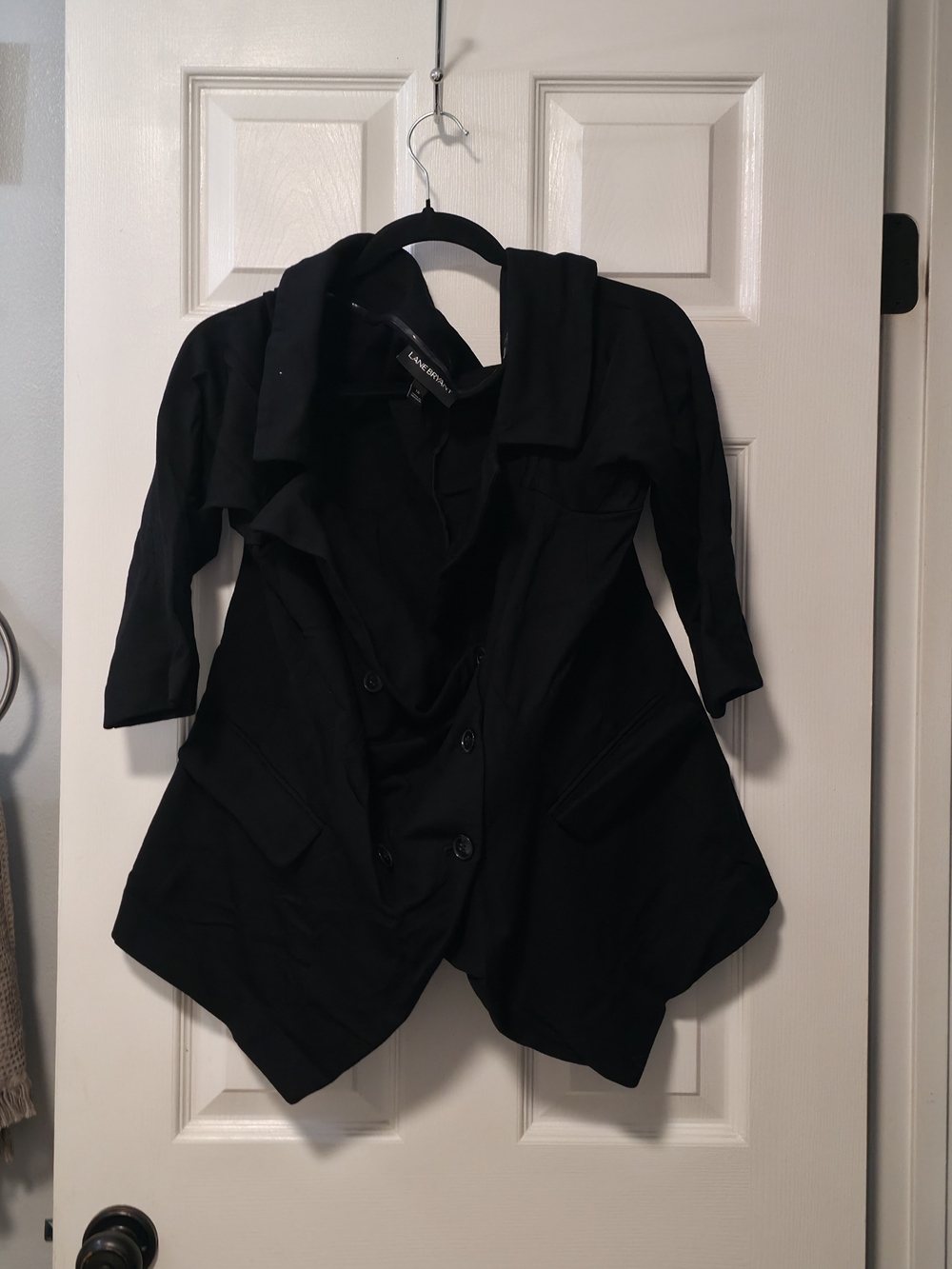Lane Bryant Black Off Shoulder Jacket